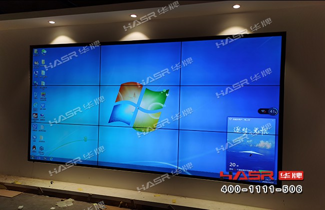 杨凌会展中心55寸3X3液晶拼接屏项目